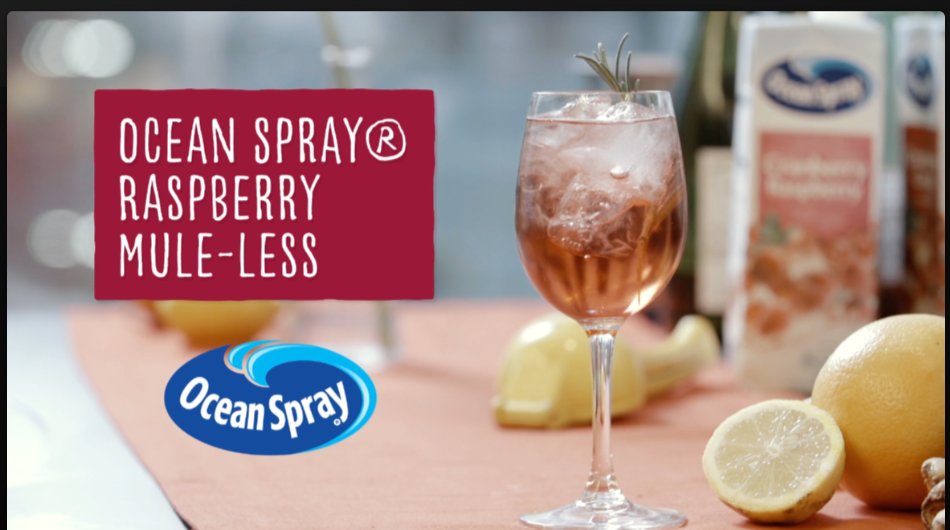 Ocean Spray Raspberry Mule-Less
