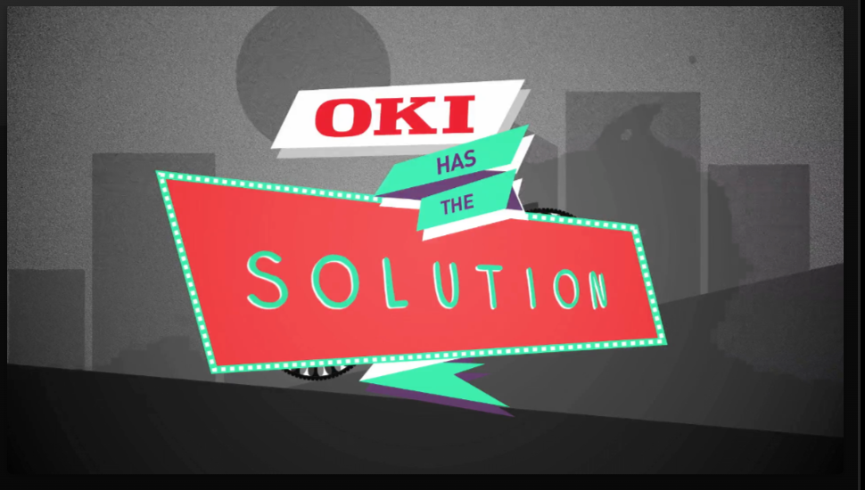 OKI Has The Solution animated graphic